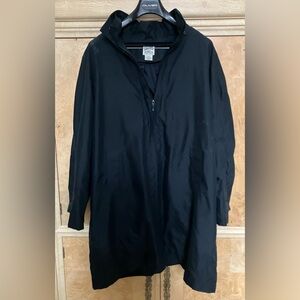 TravelSmith Women’s Black Trench Coat Size XL